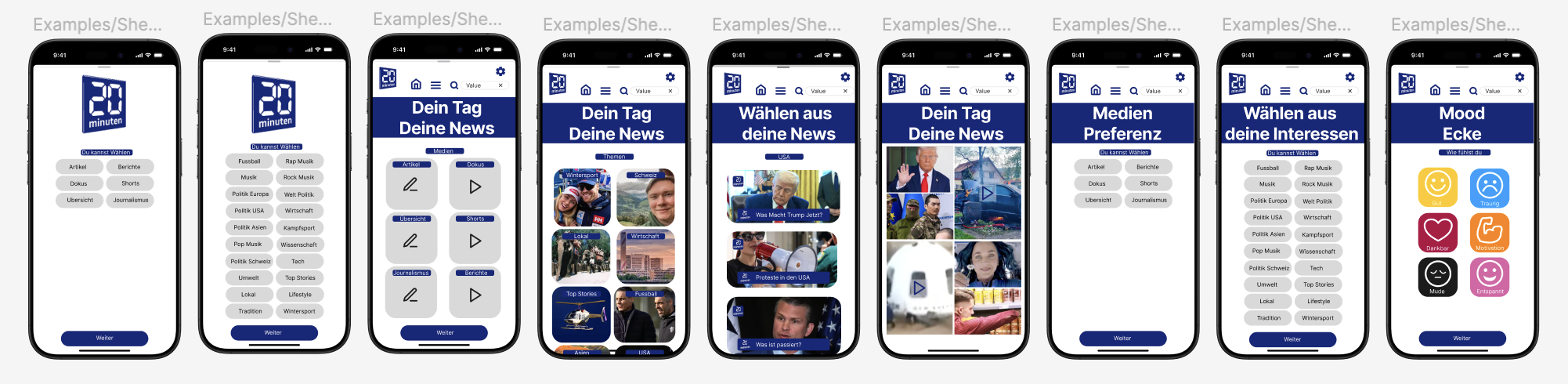 20 Minuten App Redesign