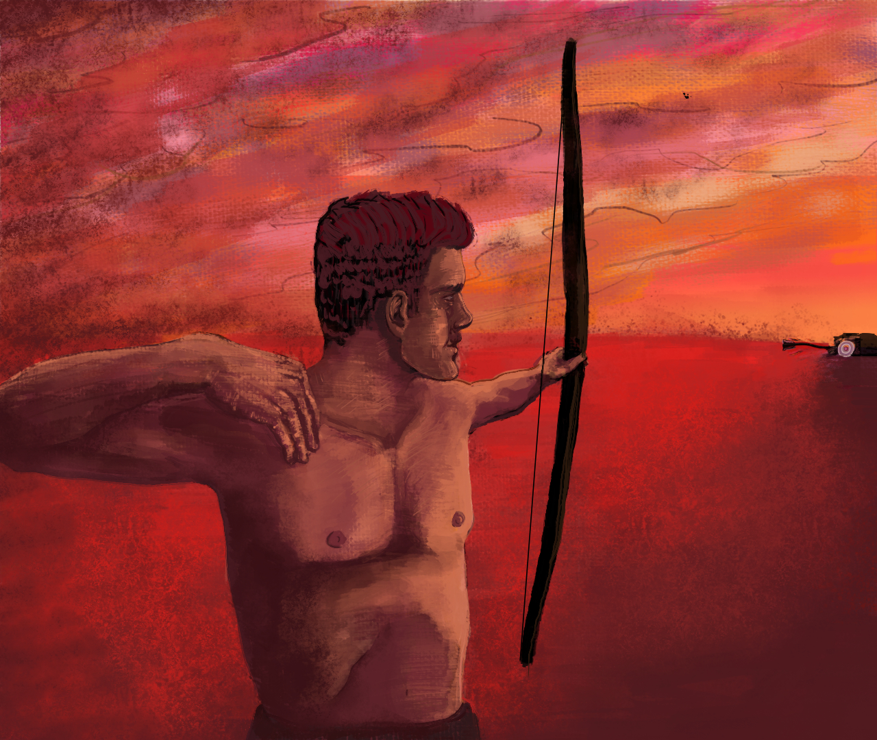 Arrow Release - Sunset