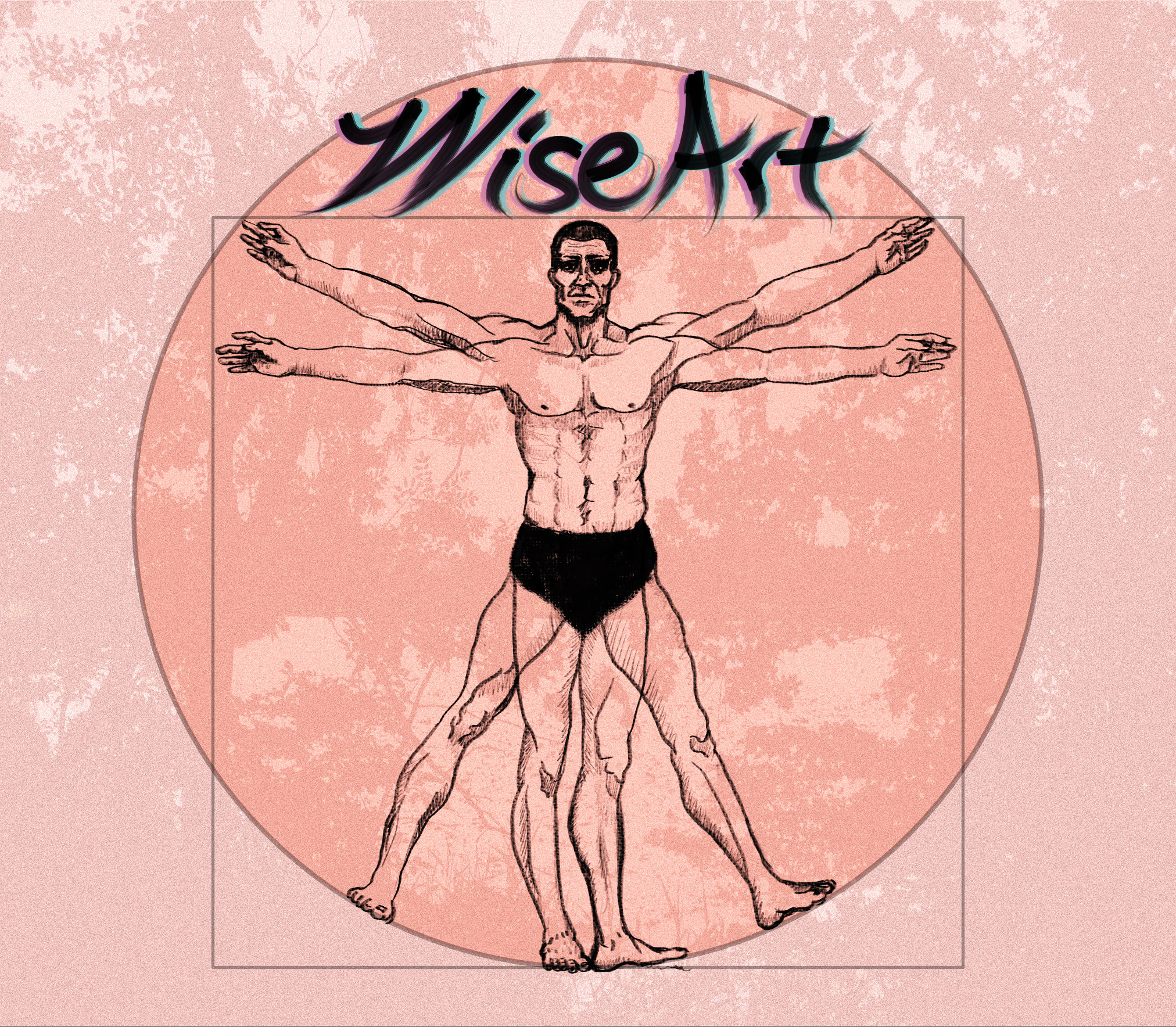 WiseArt Vitruvian Man